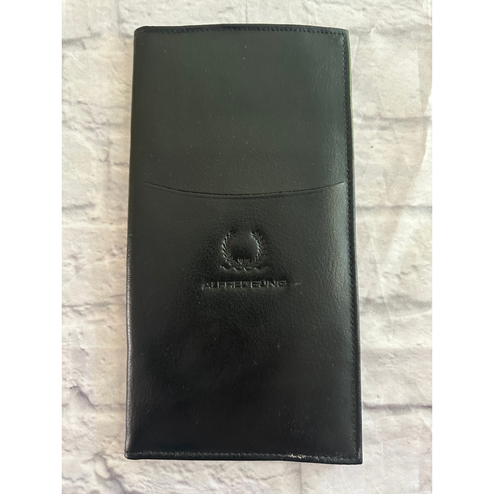 Alfred Sung Men's Black Leather Wallet